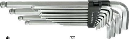 13-pc Extra Long Ball Point Hex Key Wrench Set (Hex Key Wrenches), item 13XEOBK1A53I
