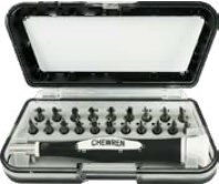 21-pc Butterfly-Box Bits Set (Inox (Stainless Steel) Tools), item 21BOSBD7A64D