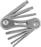 7-pc Folding Tamper Star Key Wrench Set (Inox (Stainless Steel) Tools), item 07QAFTO7A61ED