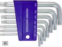 7-pc Tamper Star Key Wrench Set (Hex Key Wrenches), item 07QS2TO1AA3B