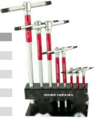 8-pc T13 3 Way Spinner T-Handle Wrench Set (Hex Key Wrenches), item 08ITSH1A81S