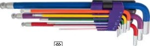 9-pc Extra Long Ball Point Hex Key Wrench Set (Hex Key Wrenches), item 09AEOBK1Ag3H