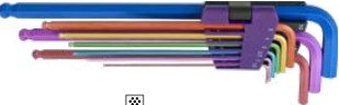 9-pc Extra Long Ball Point Hex Key Wrench Set (Hex Key Wrenches), item 09AEOBK1Ai3H