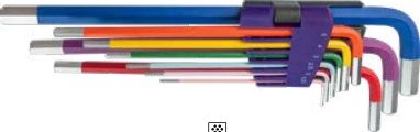 9-pc Extra Long Hex Key Wrench Set (Hex Key Wrenches), item 09AEOHK1Ag3H