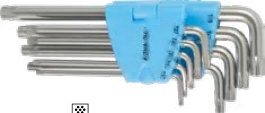 9-pc Long Tamper Star Key Wrench Set (Inox (Stainless Steel) Tools), item 09KLOTO7A63H