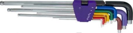 9-pc Super Long Ball Point Hex Key Wrench Set (Hex Key Wrenches), item 09AEEBK1AA3H