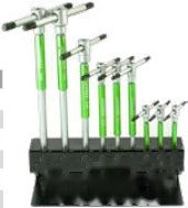 9-pc T13 3 Way Spinner T-Handle Wrench Set (Hex Key Wrenches), item 09KTSTK1A81S