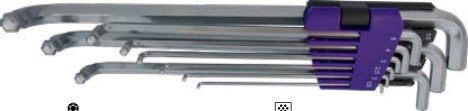 9-pc Z Type Super Stubby Ball Point Hex Key Wrench Set (Hex Key Wrenches), item 09AZOBK3AA3e